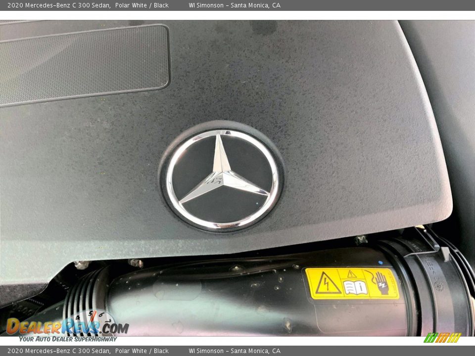 2020 Mercedes-Benz C 300 Sedan Polar White / Black Photo #32