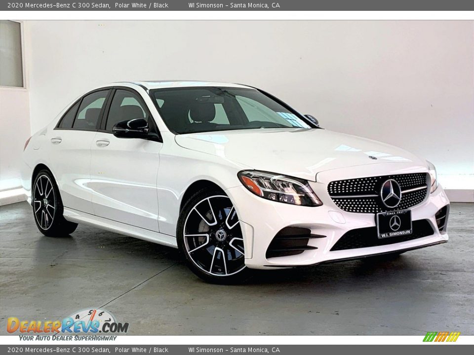 2020 Mercedes-Benz C 300 Sedan Polar White / Black Photo #34