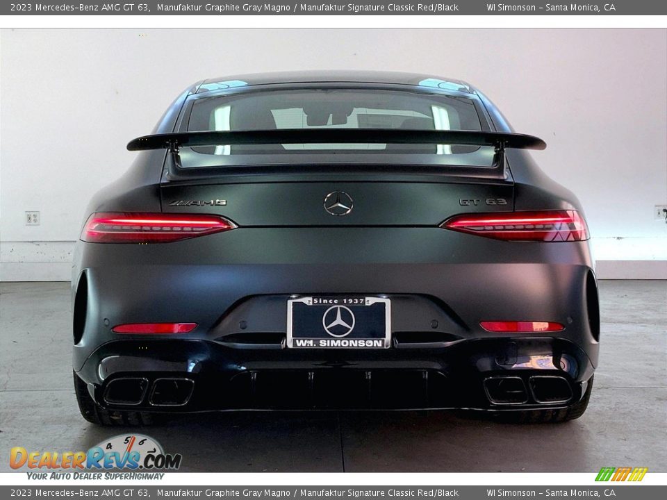 2023 Mercedes-Benz AMG GT 63 Manufaktur Graphite Gray Magno / Manufaktur Signature Classic Red/Black Photo #3