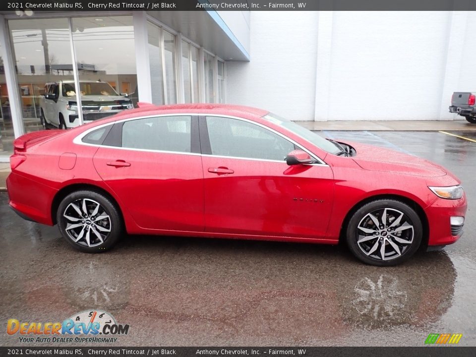 2021 Chevrolet Malibu RS Cherry Red Tintcoat / Jet Black Photo #2