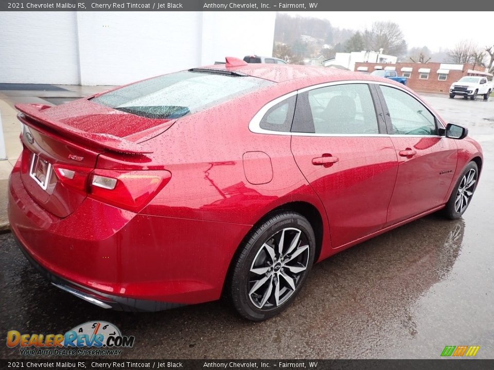 2021 Chevrolet Malibu RS Cherry Red Tintcoat / Jet Black Photo #3