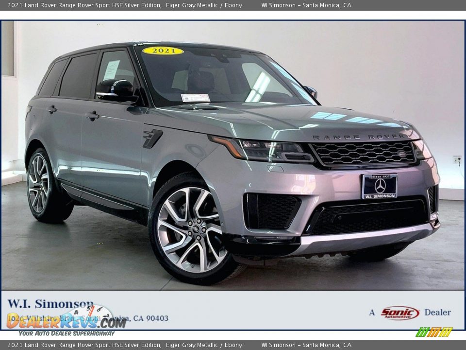 2021 Land Rover Range Rover Sport HSE Silver Edition Eiger Gray Metallic / Ebony Photo #1