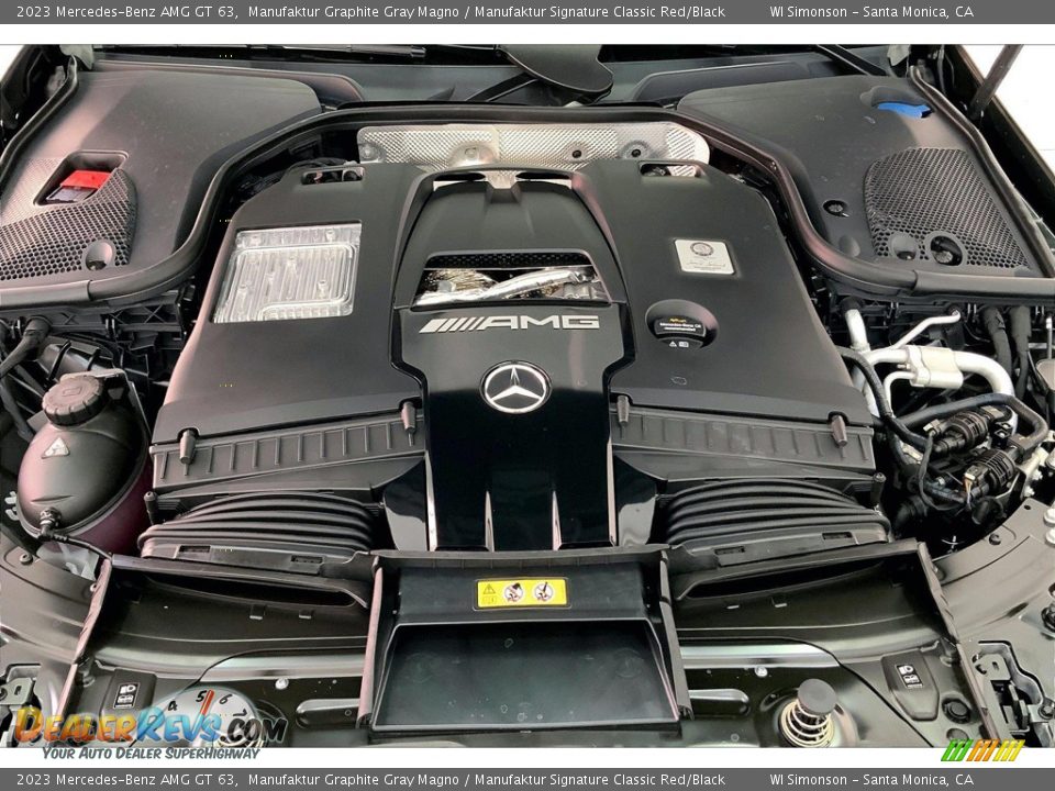 2023 Mercedes-Benz AMG GT 63 4.0 Liter DI Twin-Turbocharged DOHC 32-Valve VVT V8 Engine Photo #9