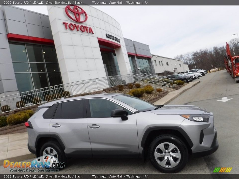 2022 Toyota RAV4 LE AWD Silver Sky Metallic / Black Photo #2