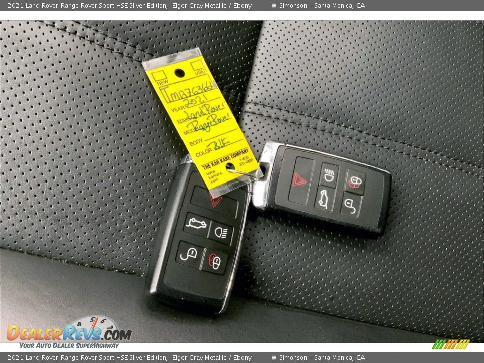 Keys of 2021 Land Rover Range Rover Sport HSE Silver Edition Photo #11