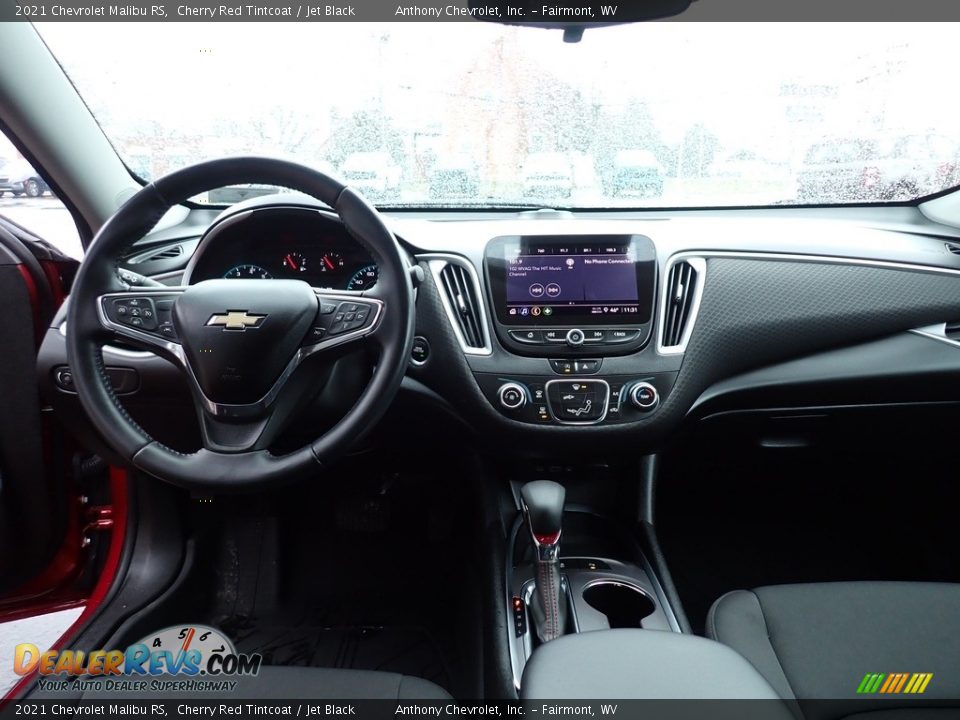 2021 Chevrolet Malibu RS Cherry Red Tintcoat / Jet Black Photo #13