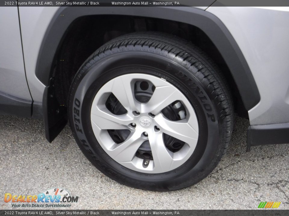 2022 Toyota RAV4 LE AWD Silver Sky Metallic / Black Photo #10