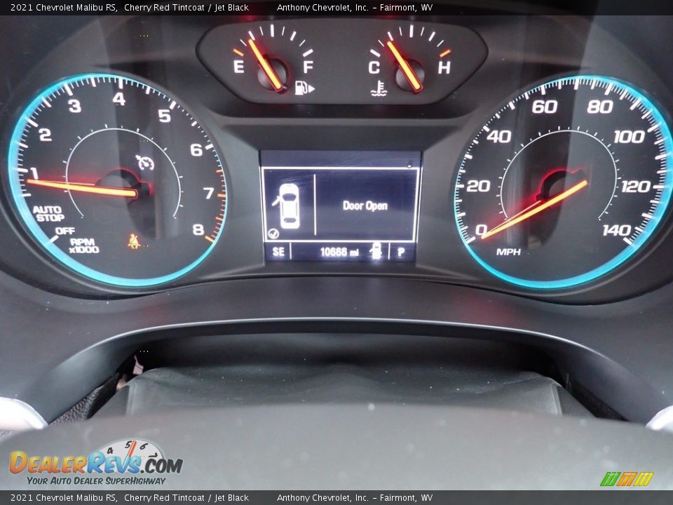 2021 Chevrolet Malibu RS Cherry Red Tintcoat / Jet Black Photo #20