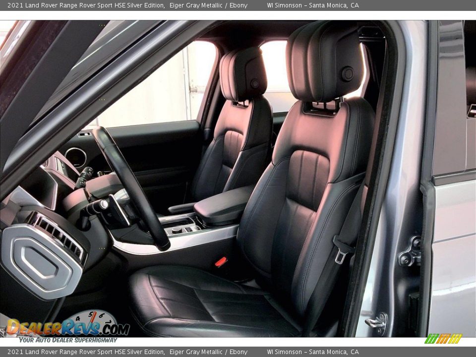 Front Seat of 2021 Land Rover Range Rover Sport HSE Silver Edition Photo #18
