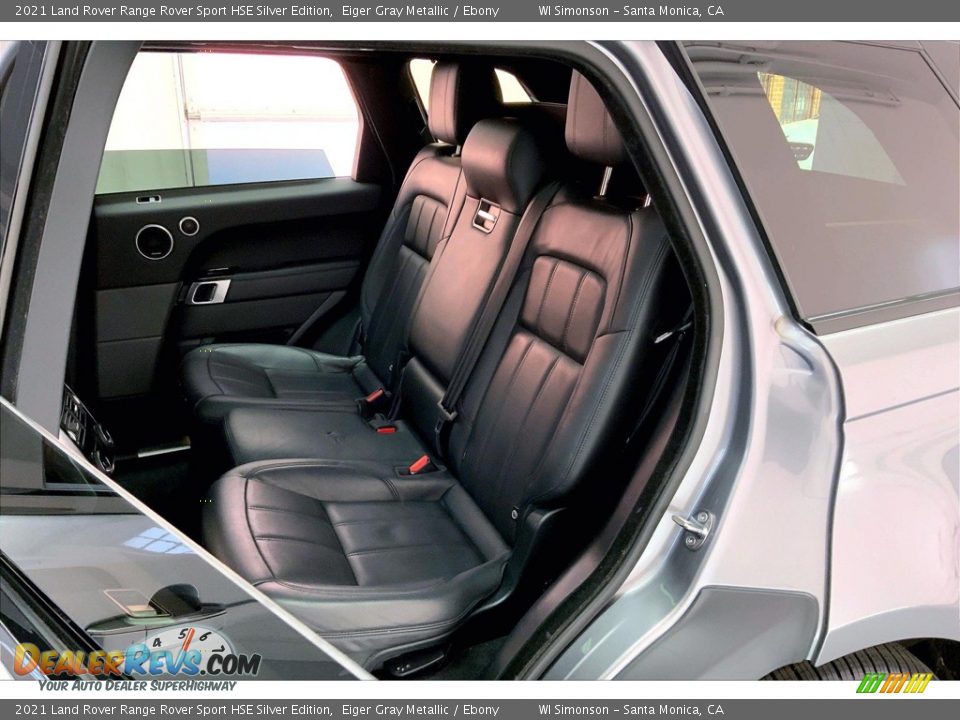 Rear Seat of 2021 Land Rover Range Rover Sport HSE Silver Edition Photo #20