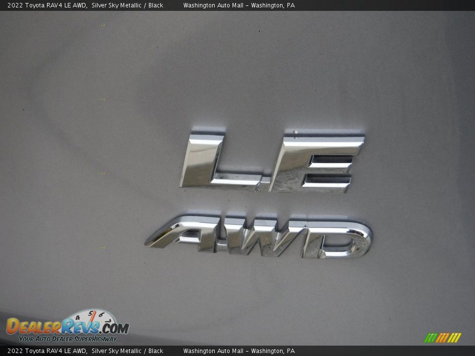 2022 Toyota RAV4 LE AWD Silver Sky Metallic / Black Photo #17