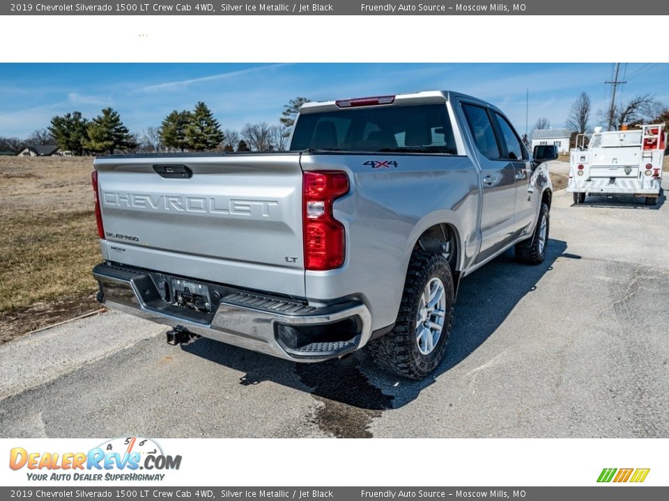 2019 Chevrolet Silverado 1500 LT Crew Cab 4WD Silver Ice Metallic / Jet Black Photo #3