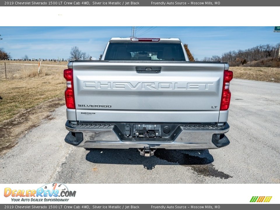 2019 Chevrolet Silverado 1500 LT Crew Cab 4WD Silver Ice Metallic / Jet Black Photo #4