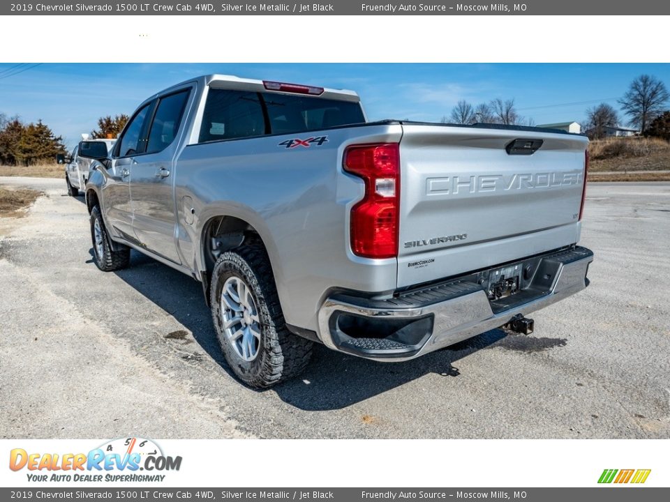 2019 Chevrolet Silverado 1500 LT Crew Cab 4WD Silver Ice Metallic / Jet Black Photo #5