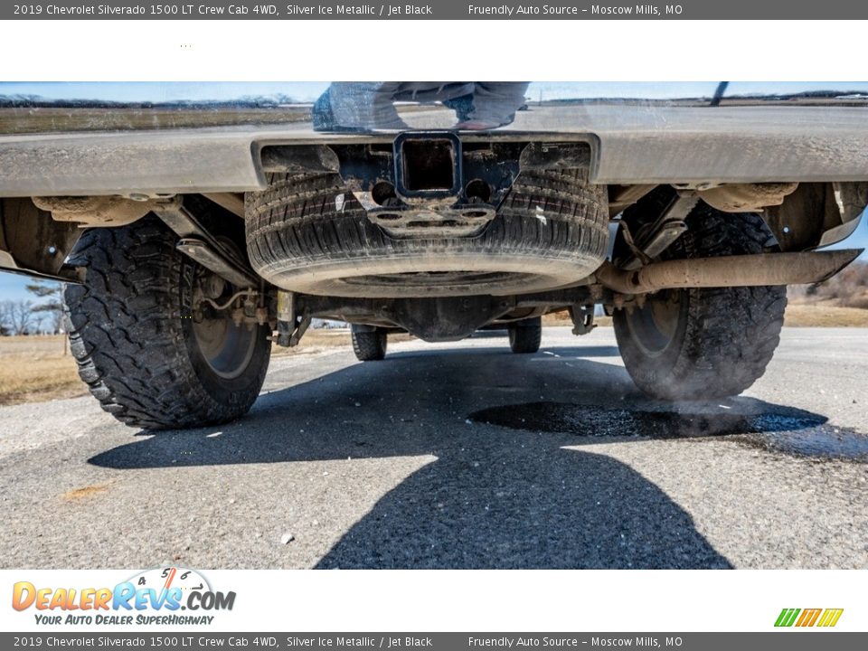 2019 Chevrolet Silverado 1500 LT Crew Cab 4WD Silver Ice Metallic / Jet Black Photo #21
