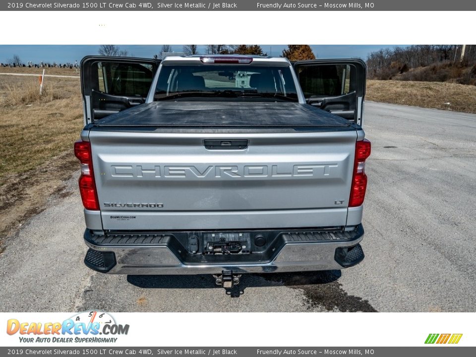 2019 Chevrolet Silverado 1500 LT Crew Cab 4WD Silver Ice Metallic / Jet Black Photo #27