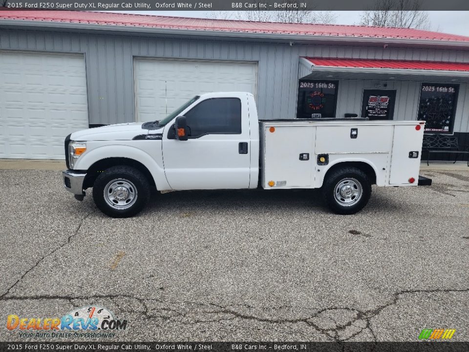 2015 Ford F250 Super Duty XL Regular Cab Utility Oxford White / Steel Photo #1