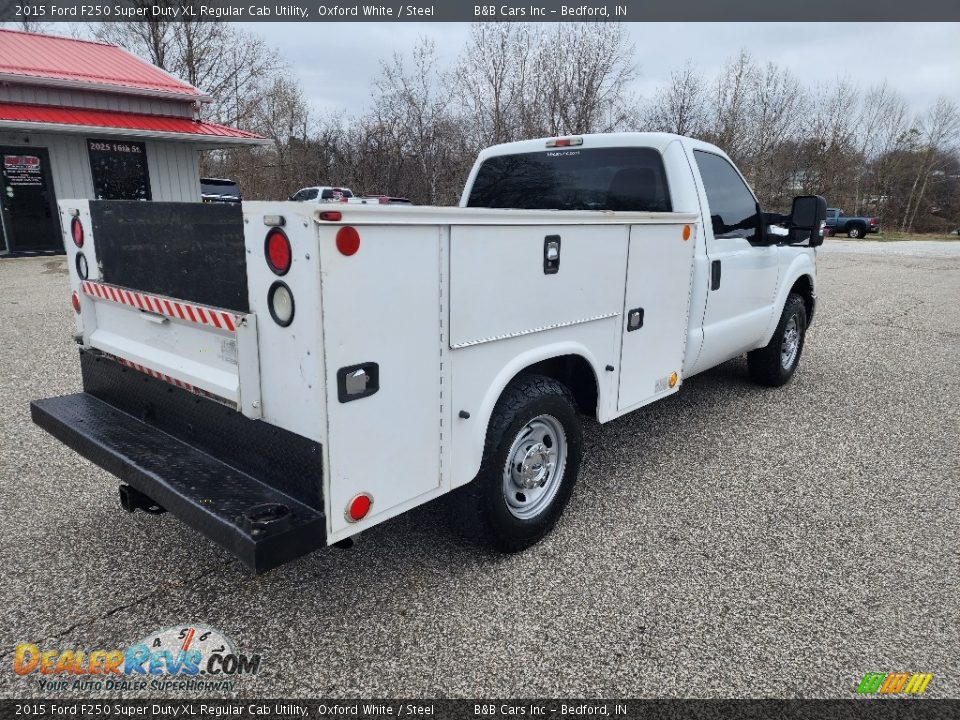 2015 Ford F250 Super Duty XL Regular Cab Utility Oxford White / Steel Photo #6