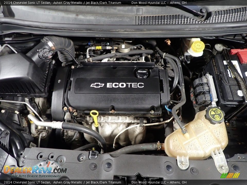 2014 Chevrolet Sonic LT Sedan Ashen Gray Metallic / Jet Black/Dark Titanium Photo #6