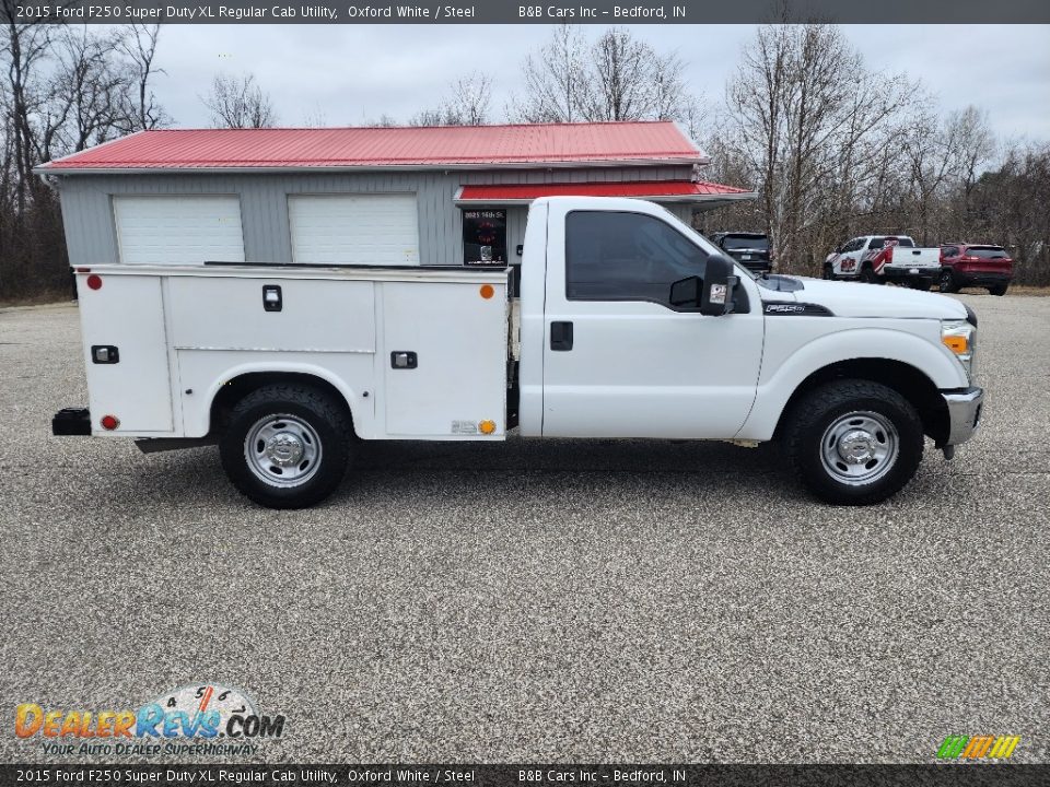 2015 Ford F250 Super Duty XL Regular Cab Utility Oxford White / Steel Photo #7