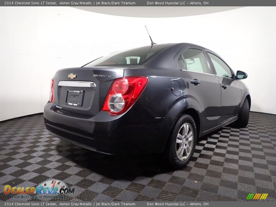 2014 Chevrolet Sonic LT Sedan Ashen Gray Metallic / Jet Black/Dark Titanium Photo #14