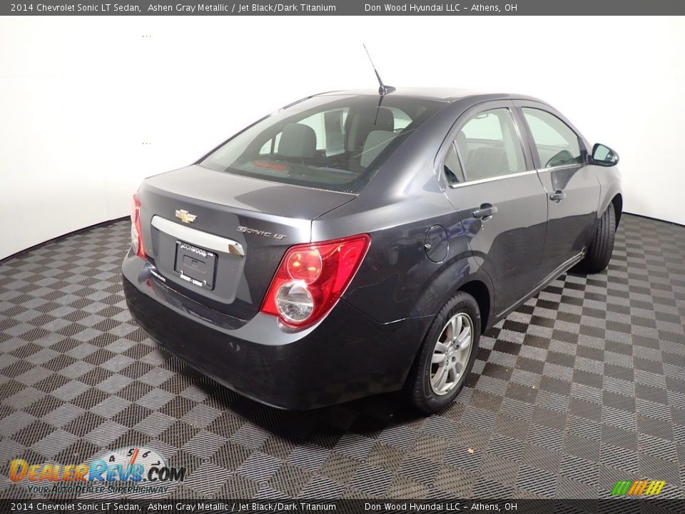 2014 Chevrolet Sonic LT Sedan Ashen Gray Metallic / Jet Black/Dark Titanium Photo #15