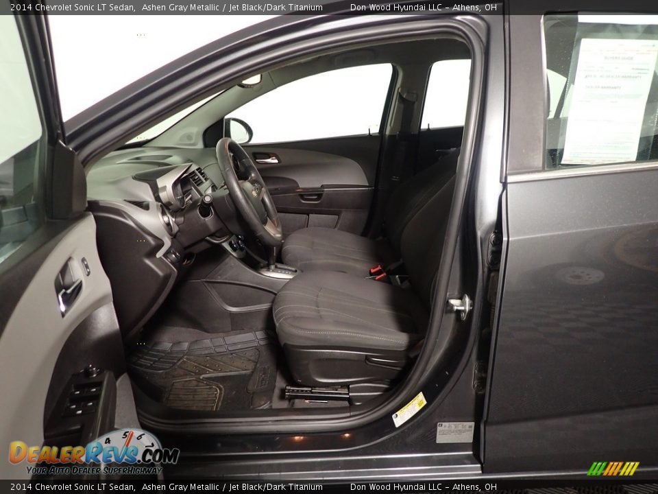 2014 Chevrolet Sonic LT Sedan Ashen Gray Metallic / Jet Black/Dark Titanium Photo #18