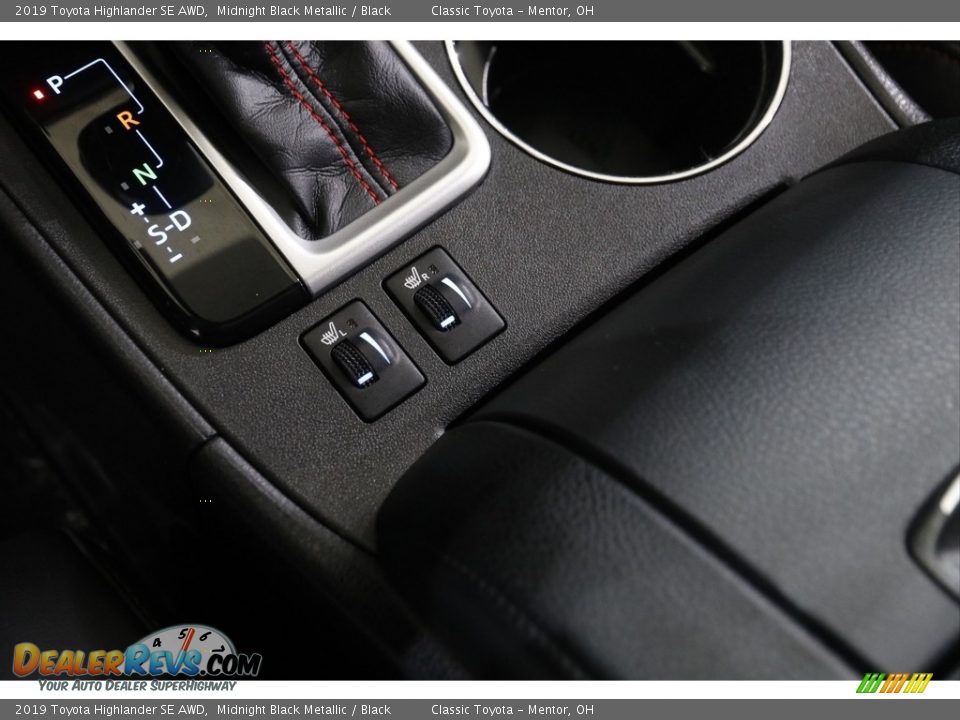 2019 Toyota Highlander SE AWD Midnight Black Metallic / Black Photo #15