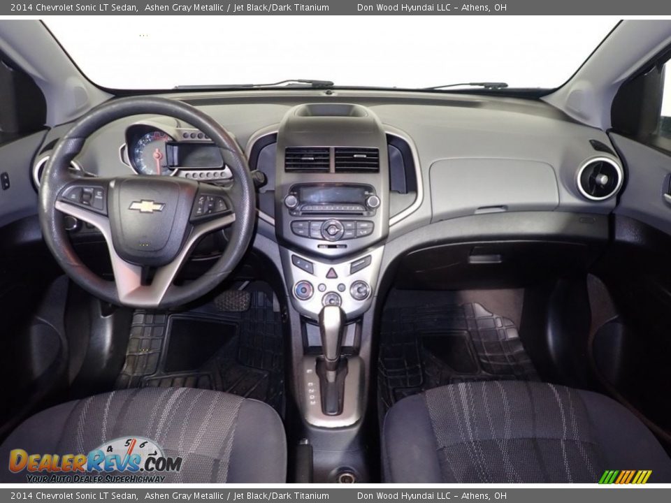 2014 Chevrolet Sonic LT Sedan Ashen Gray Metallic / Jet Black/Dark Titanium Photo #20