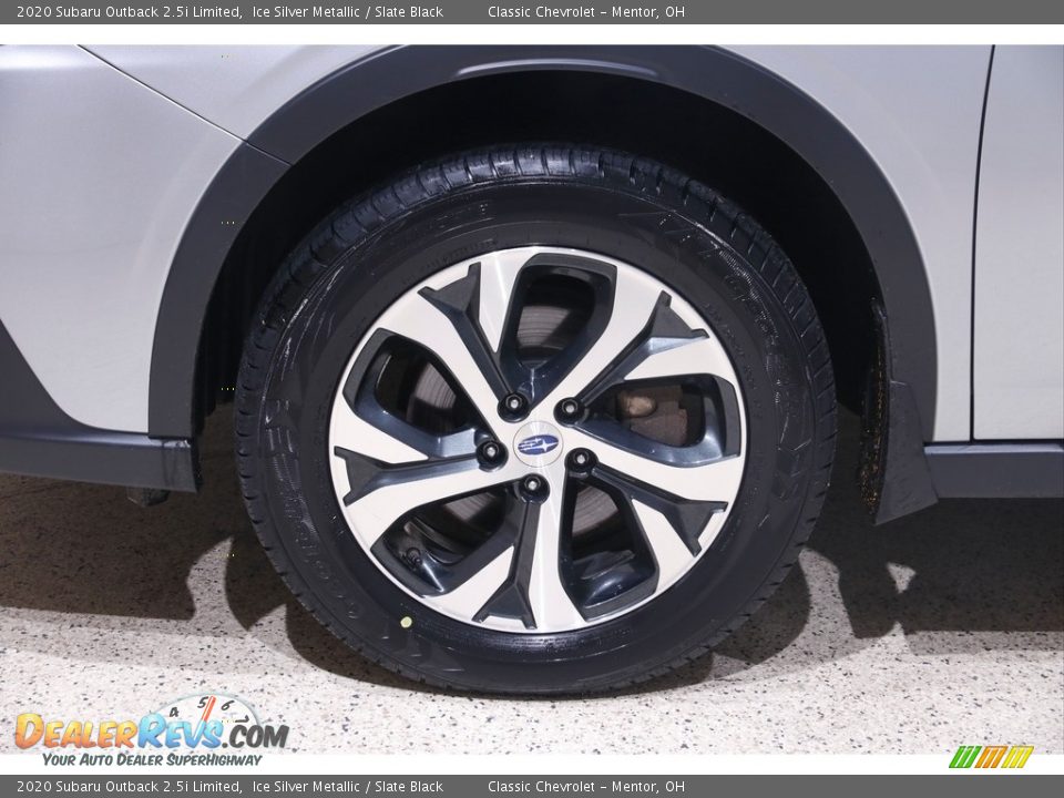 2020 Subaru Outback 2.5i Limited Ice Silver Metallic / Slate Black Photo #21