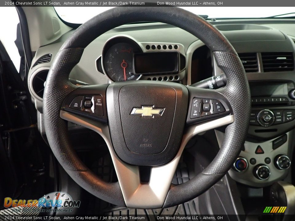 2014 Chevrolet Sonic LT Sedan Ashen Gray Metallic / Jet Black/Dark Titanium Photo #22