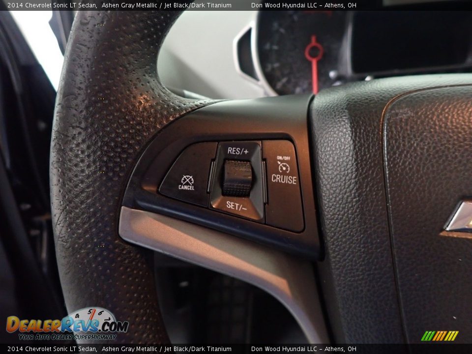 2014 Chevrolet Sonic LT Sedan Ashen Gray Metallic / Jet Black/Dark Titanium Photo #24