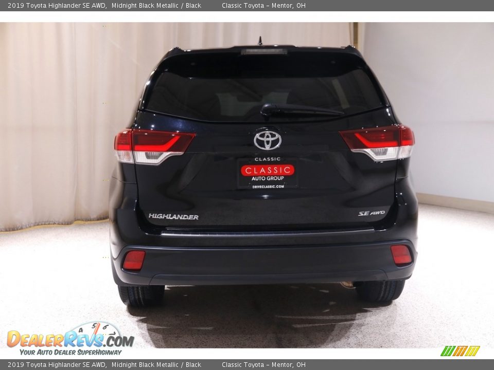2019 Toyota Highlander SE AWD Midnight Black Metallic / Black Photo #21