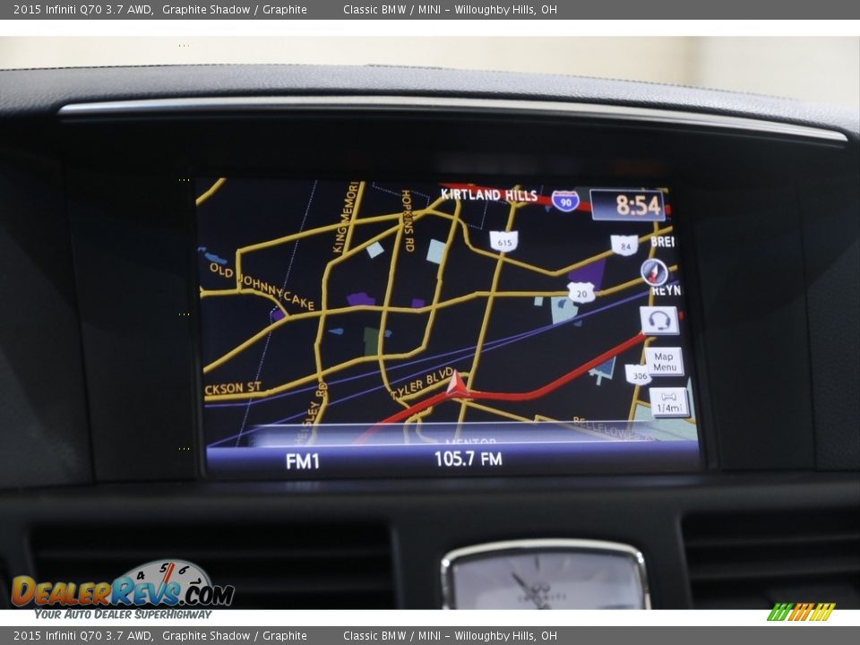 Navigation of 2015 Infiniti Q70 3.7 AWD Photo #10