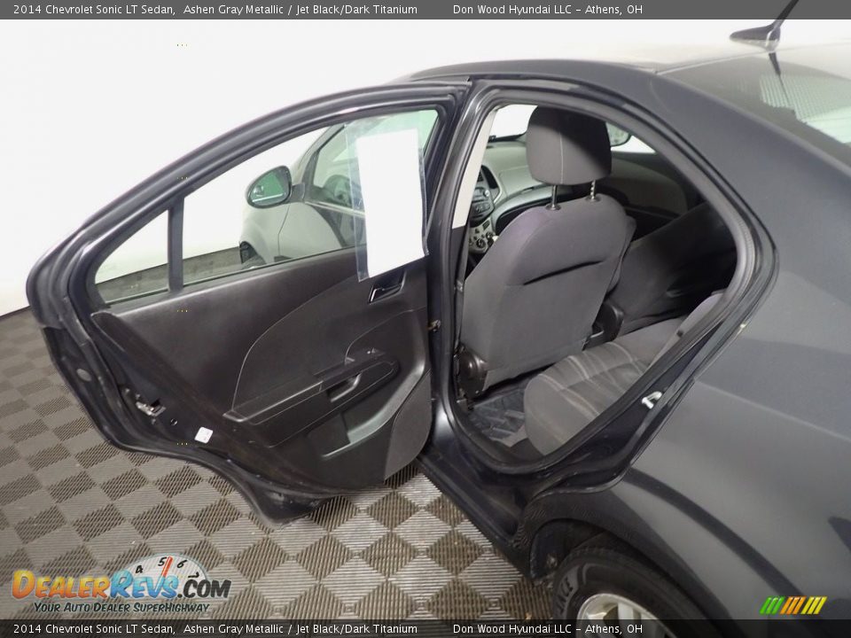 2014 Chevrolet Sonic LT Sedan Ashen Gray Metallic / Jet Black/Dark Titanium Photo #28