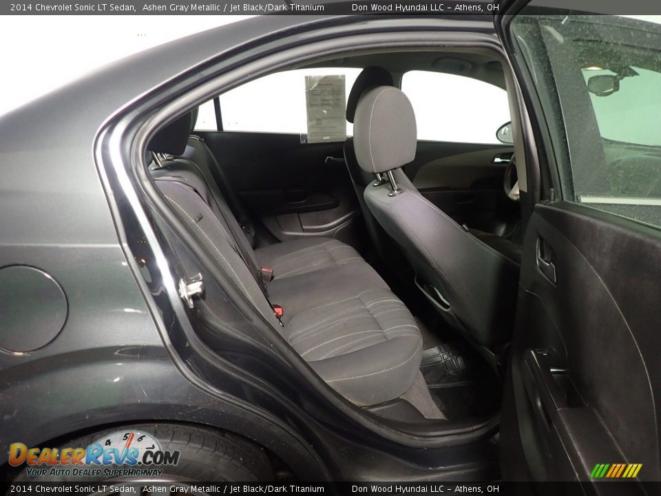 2014 Chevrolet Sonic LT Sedan Ashen Gray Metallic / Jet Black/Dark Titanium Photo #31