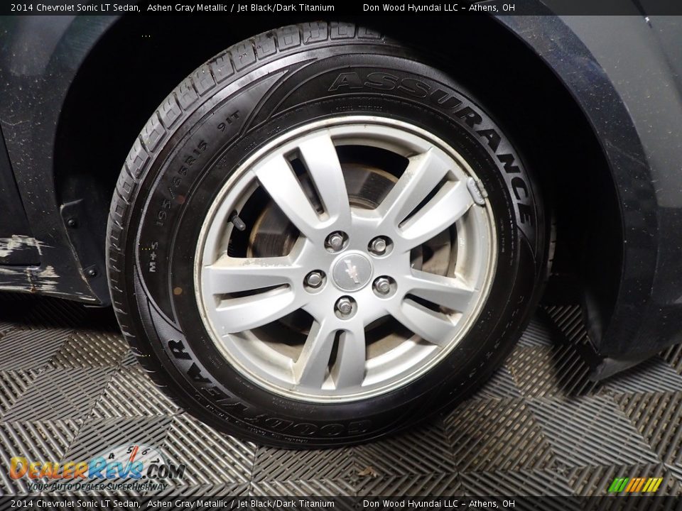 2014 Chevrolet Sonic LT Sedan Ashen Gray Metallic / Jet Black/Dark Titanium Photo #35