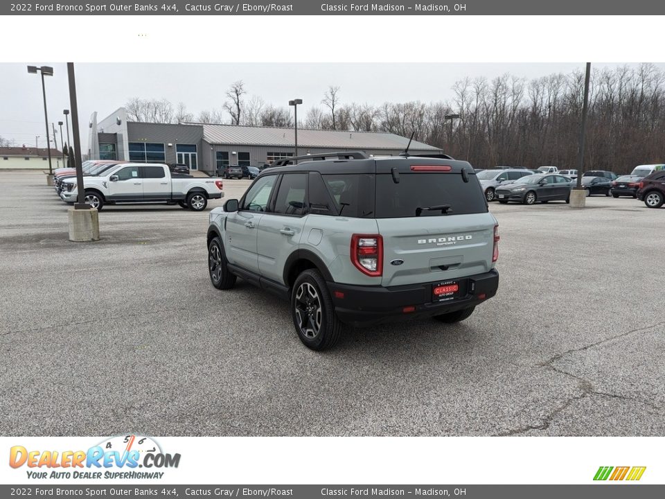 2022 Ford Bronco Sport Outer Banks 4x4 Cactus Gray / Ebony/Roast Photo #3