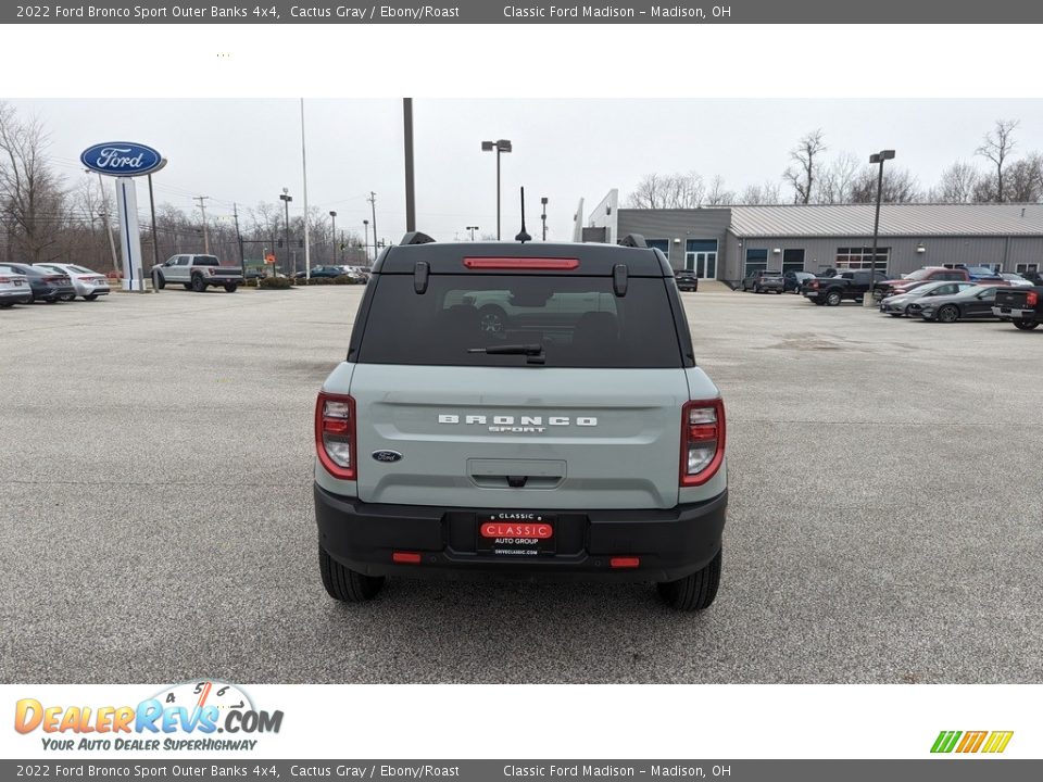 2022 Ford Bronco Sport Outer Banks 4x4 Cactus Gray / Ebony/Roast Photo #4
