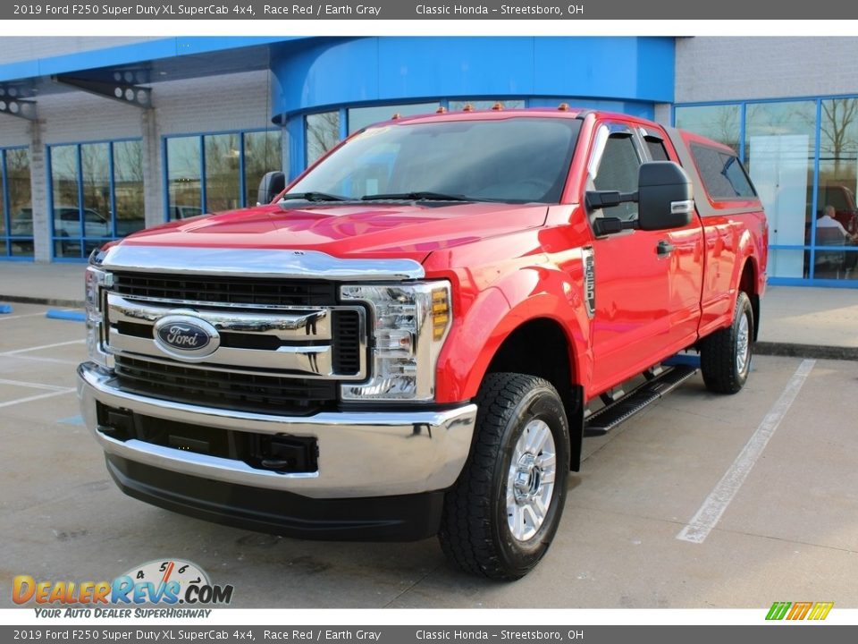 2019 Ford F250 Super Duty XL SuperCab 4x4 Race Red / Earth Gray Photo #1