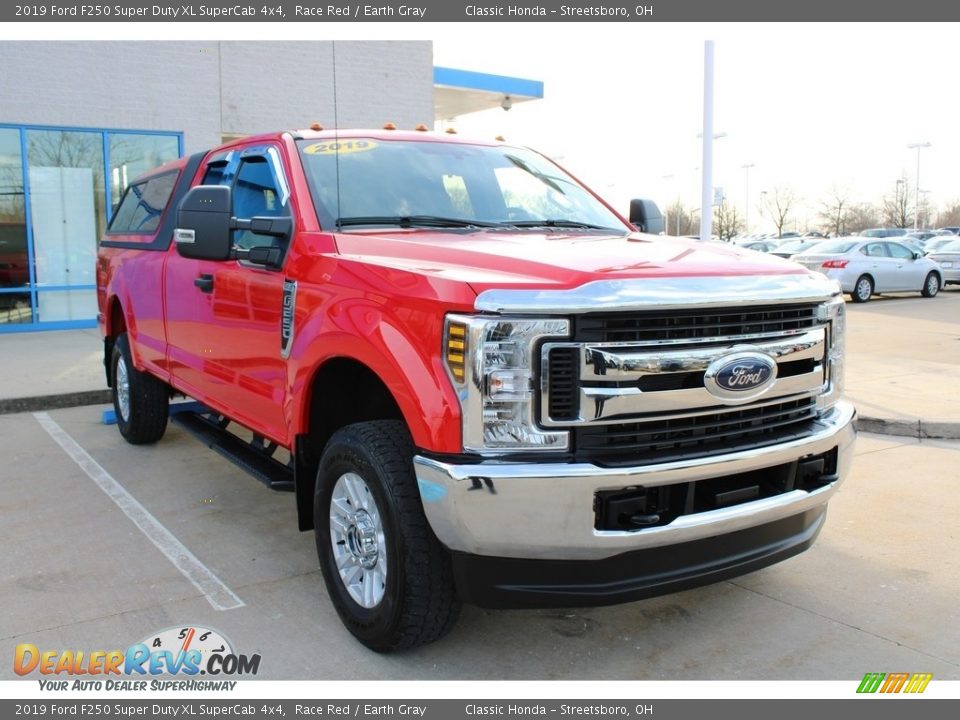 2019 Ford F250 Super Duty XL SuperCab 4x4 Race Red / Earth Gray Photo #4