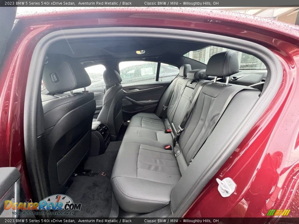 Rear Seat of 2023 BMW 5 Series 540i xDrive Sedan Photo #6