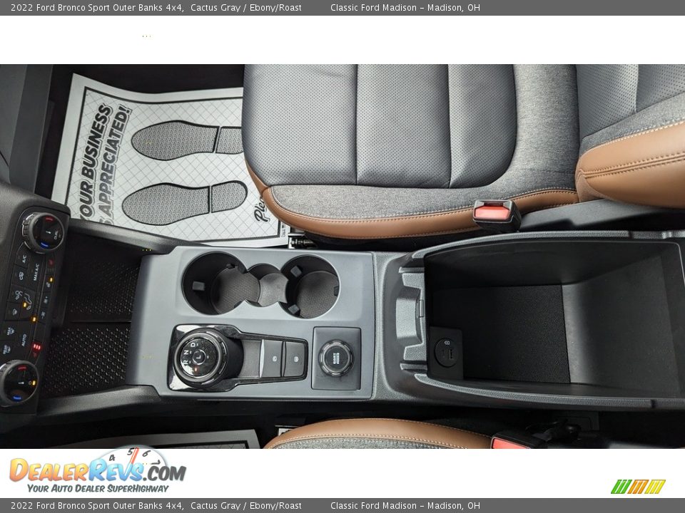 Controls of 2022 Ford Bronco Sport Outer Banks 4x4 Photo #12