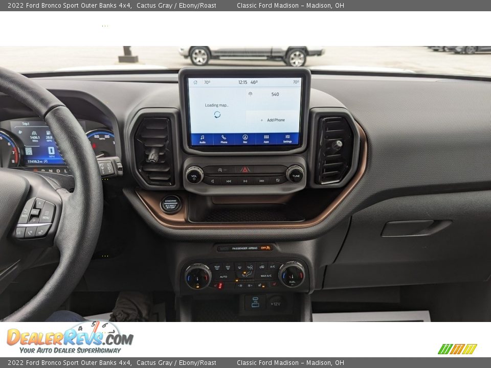Dashboard of 2022 Ford Bronco Sport Outer Banks 4x4 Photo #13