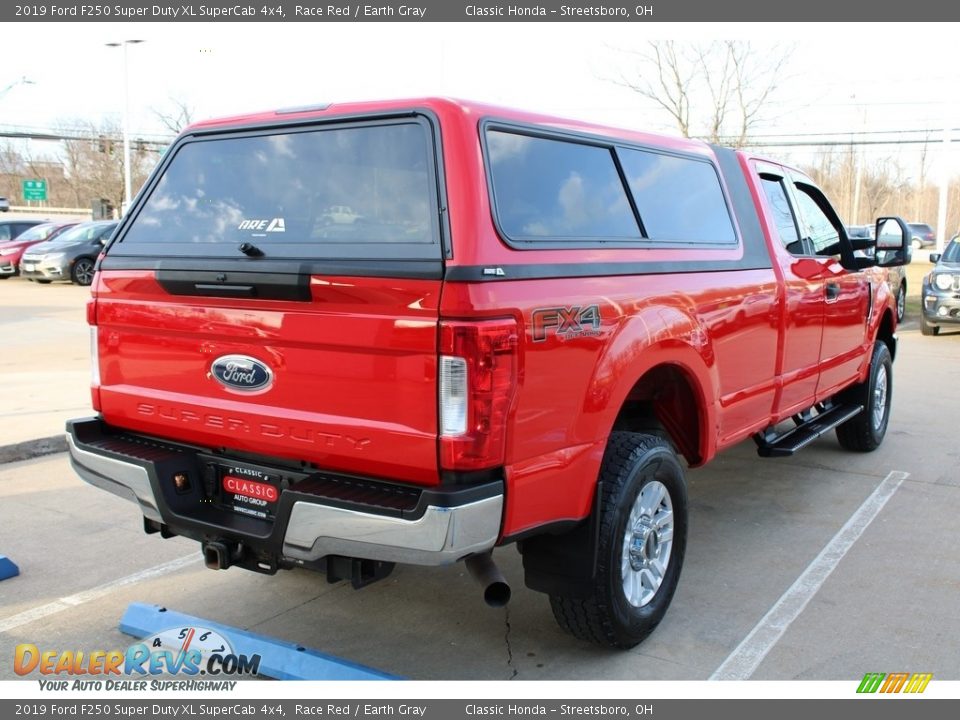 2019 Ford F250 Super Duty XL SuperCab 4x4 Race Red / Earth Gray Photo #8