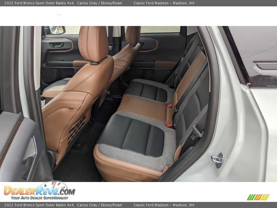 Rear Seat of 2022 Ford Bronco Sport Outer Banks 4x4 Photo #16