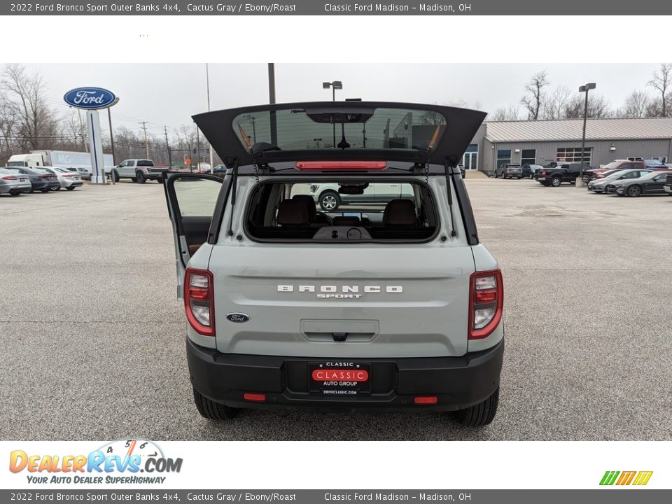 2022 Ford Bronco Sport Outer Banks 4x4 Cactus Gray / Ebony/Roast Photo #18