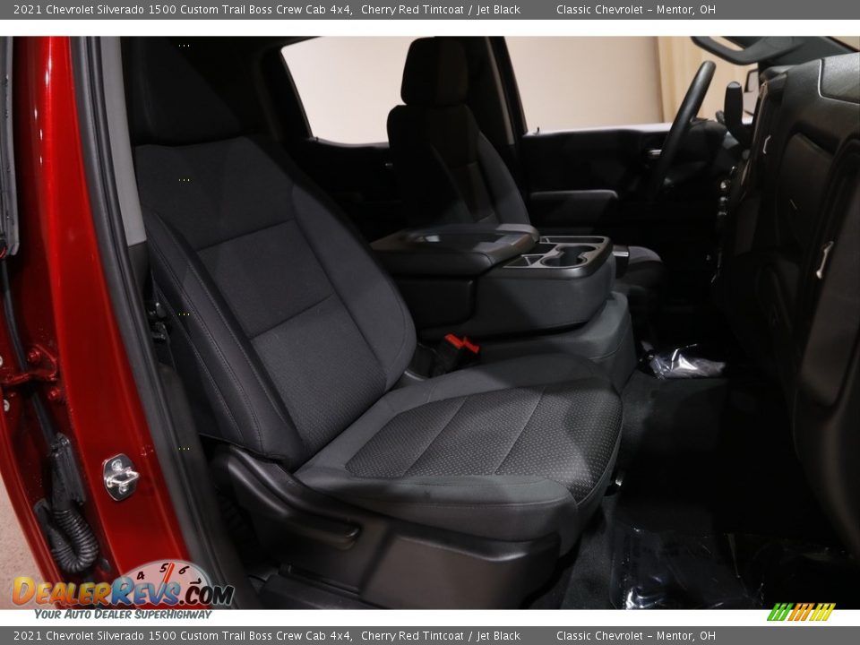 Front Seat of 2021 Chevrolet Silverado 1500 Custom Trail Boss Crew Cab 4x4 Photo #16