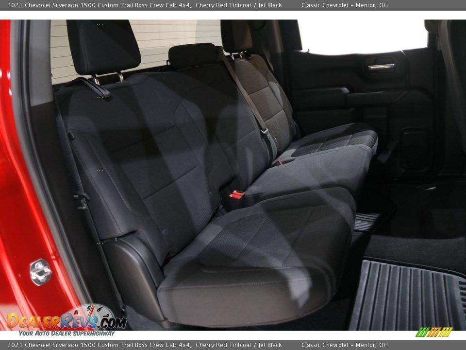 Rear Seat of 2021 Chevrolet Silverado 1500 Custom Trail Boss Crew Cab 4x4 Photo #17