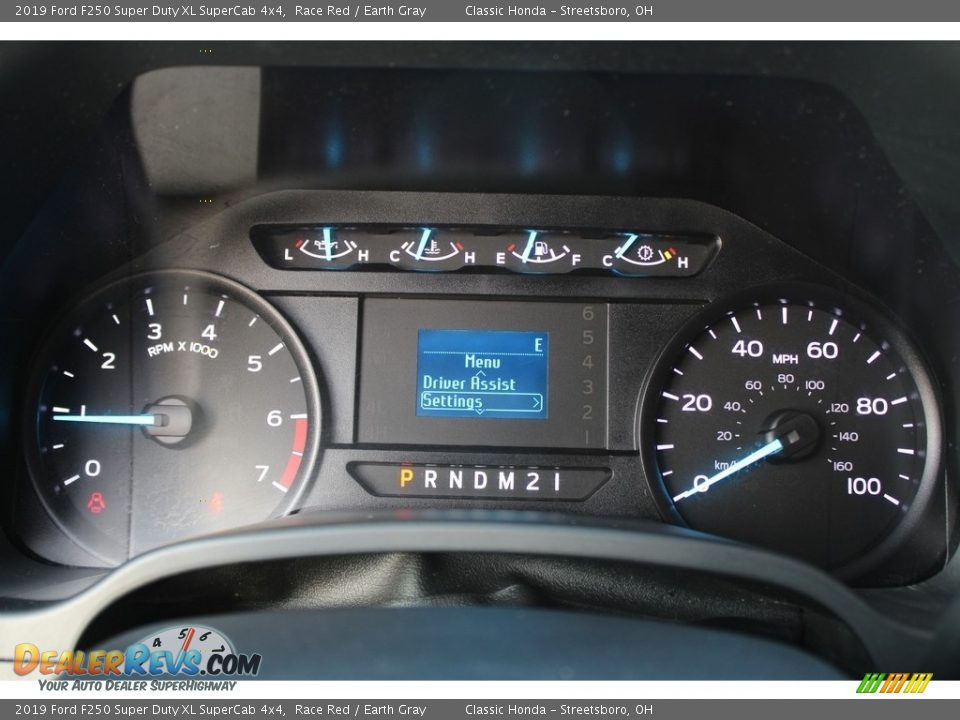 2019 Ford F250 Super Duty XL SuperCab 4x4 Race Red / Earth Gray Photo #24